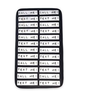 Call Me Text Me wallet clutch‎